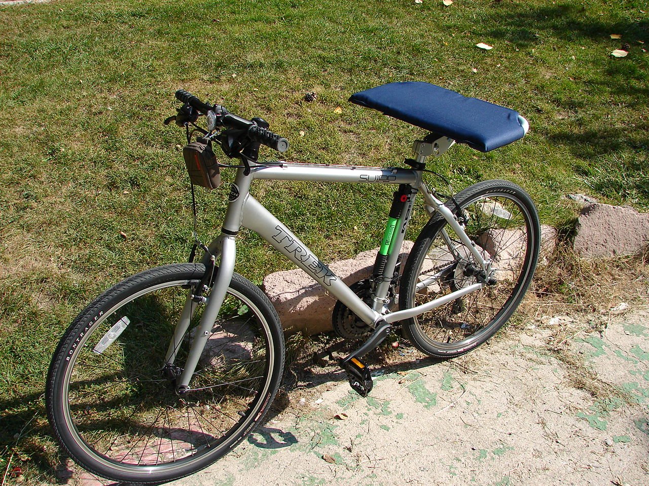 Trek bike with a RealSeat bicycle seat